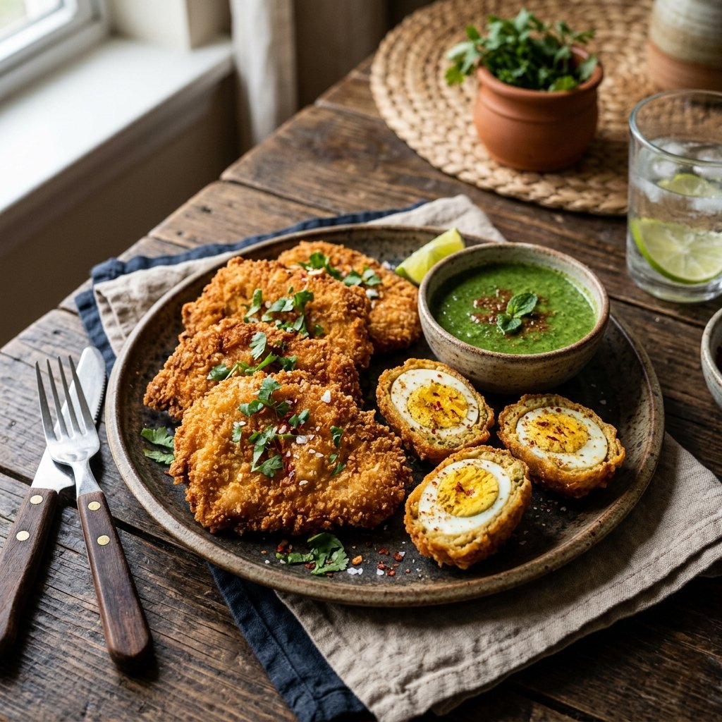 The Zamidari Chicken Egg Devil (Non-Veg)